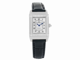 Jaeger LeCoultre Reverso 265.8.08 Stainless Steel & Diamond 20mm Womens Jaeger LeCoultre