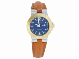 Bulgari Diagono LCV29GS Stainless Steel 30mm Womens Bulgari