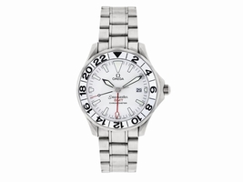 Omega Seamaster GMT 41mm Stainless Steel White Dial Omega