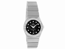 Omega Constellation 123.15.27.60.51.001 Stainless Steel wDiamond Quartz 27mm Womens Omega