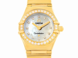 Omega Constellation 1164.75.00 18K Yellow Gold 22.5mm Womens Cartier