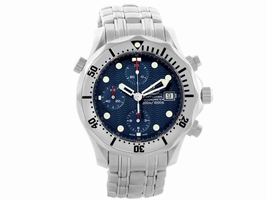 Omega 2598.80.00 Seamaster Chrono Blue Wave Dial Automatic 41.5mm Mens |Omega| Buy at TrueFacet