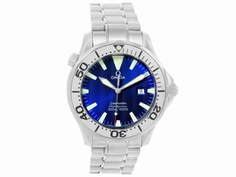 Omega Seamaster 2265.80.00 Stainless Steel & Electric Blue Dial 41mm Mens Omega