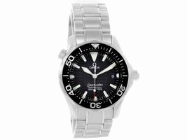 Omega Seamaster 2262.50.00 Stainless Steel & Black Dial Quartz 36.25mm Mens Omega