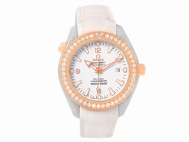 Omega Seamaster Planet Ocean 222.28.42.20.04.001 Stainless Steel & 18K Rose Gold 42mm Womens Omega