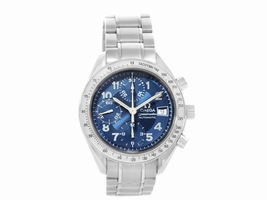 Omega Speedmaster 3513.82.00 Stainless Steel Blue Dial Automatic 39mm Mens Omega
