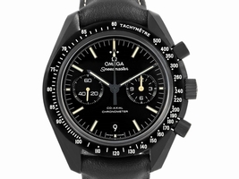 Omega Speedmaster 311.92.44.51.01.004 Black Ceramic & Leather Authomatic 44.25mm Mens Omega