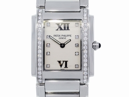 Patek Philippe Twenty-4 4910 Stainless Steel Diamond Dial 30mm Unisex Patek Philippe