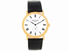 Patek Philippe Calatrava 5119J 18K Yellow Gold / Leather Manual 36mm Mens Patek Philippe