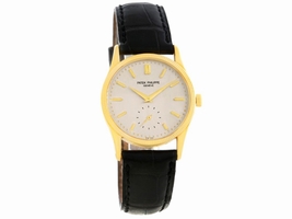 Patek Philippe Calatrava 3796 18K Yellow Gold Hobnail Bezel 30.5mm Mens Patek Philippe