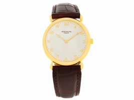 Patek Philippe Calatrava 3820 18K Yellow Gold Teardrop 32mm Mens Patek Philippe