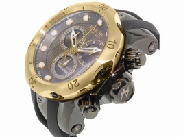 Invicta Venom 16154 Black Rubber Swiss Chronograph Mens Invicta