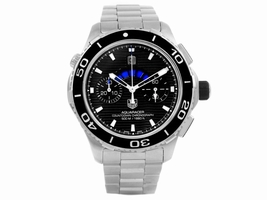 Tag Heuer Aquaracer CAK211A Stainless Steel Black Dial Automatic 43mm Mens Tag Heuer