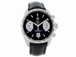 Tag Heuer Grand Carrera CAV511A Stainless Steel & Leather Automatic 43mm Mens Tag Heuer