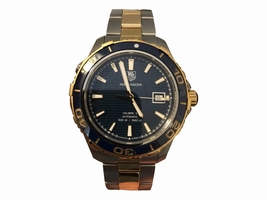 Tag Heuer Aquaracer Stainless Steel and Yellow Gold 40mm Mens Tag Heuer