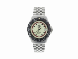 TAG HEUER Formula One WA1211 Mens Stainless Steel White Dial Vintage TAG HEUER