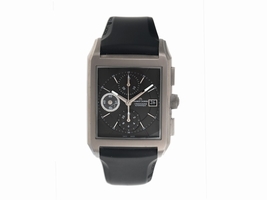 Maurice Lacroix Pontos PT6197-TT003-331 Titanium Rectangulaire Anthracite Dial Chronograph 41.85mm Mens Maurice Lacroix