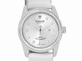 Tudor Glamour 53020 Stainless Steel White Diamond Dial 31mm Womens Tudor