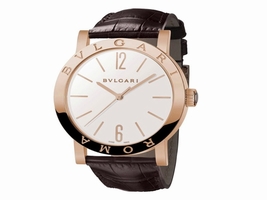 Bulgari Bulgari 18K Pink Gold Silver 39mm Mens BBP39WGL/ROMA Bulgari"