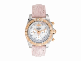 Breitling Chronomat CB0140 Stainless Steel and 18K Rose Gold Original Diamond Bezel 41mm Breitling