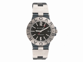 Bulgari Diagono TI38TA Titanium Carbon Fiber Automatic 38mm Unisex Bulgari