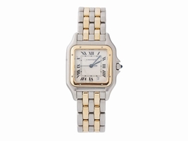 Cartier Two Tone Panthere Quartz 11102 Cartier