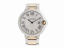 Cartier Ballon Bleu Stainless Steel and 18K Yellow Gold 36mm Cartier