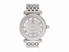 Michele Caber MW16A01A2963 Stainless Steel Diamond Dial 36.5mm Womens Michele