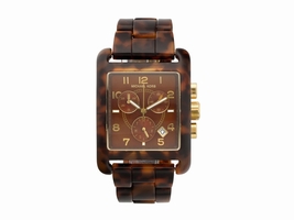 Michael Kors Chronograph MK5497 Tortoise Acetate Women's Bracelet Michael Kors
