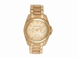 Michael Kors Blair MK5639 Champagne Dial Gold-Tone Stainless Steel 16mm Womens Michael Kors