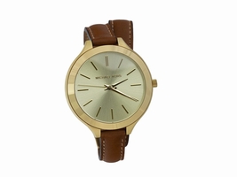 Michael Kors Runway Mk2256 Gold Tone Stainless Steel Champagne Dial 42mm Michael Kors