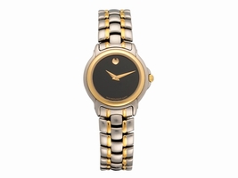 Movado 81-E49836 Stainless Steel and Gold Plated Quartz 28mm Womens Movado