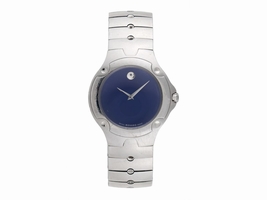 Movado Sports Edition 84 G1 1892 Stainless Steel Blue Dial 37mm Mens Movado