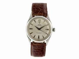 Tudor Prince Stainless Steel & Leather 34.5mm Tudor