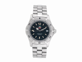 Tag Heuer Professional WK1210 Quartz Black Stainless Steel Bracelet 35mm Unisex Tag Heuer
