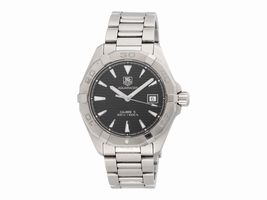 Tag Heuer Aquaracer WAY2110.BA0928 Automatic Black Dial 40.5mm Mens Tag Heuer| Buy at TrueFacet
