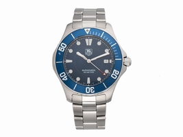 Tag Heuer Aquaracer WAB2011 Stainless Steel with Blue Dial 41mm Mens Tag Heuer